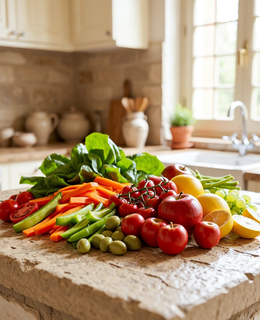 Fresh Mediterranean ingredients